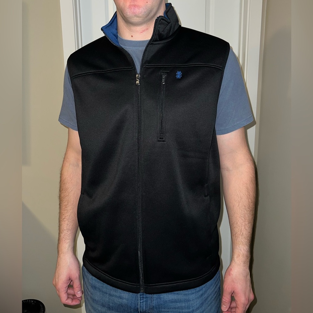 Izod Black Vest